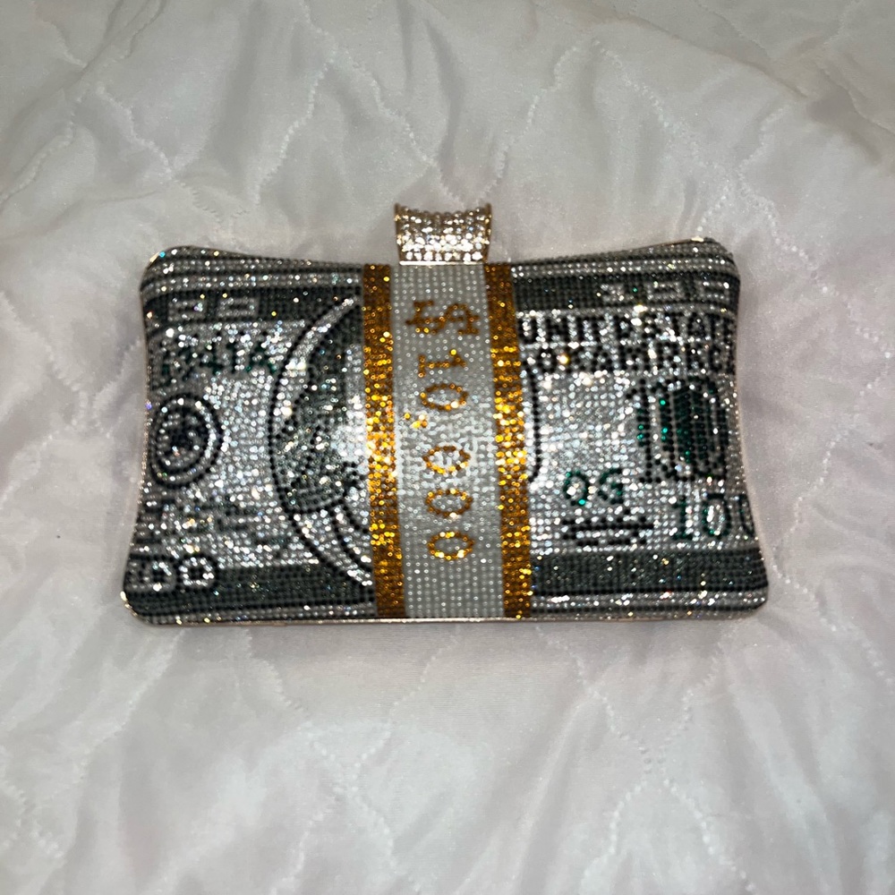10K Stack Bedazzled Clutch